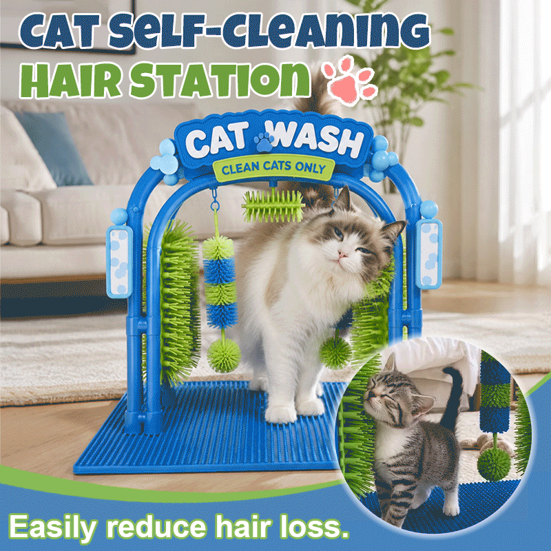 meowsh™ Cat Wash – Kedi Kendi Kendine Tımar ve Tüy Toplama İstasyonu