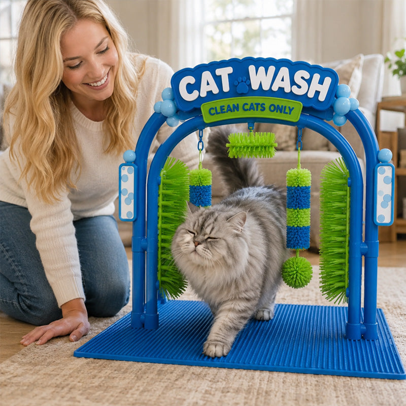 meowsh™ Cat Wash – Kedi Kendi Kendine Tımar ve Tüy Toplama İstasyonu