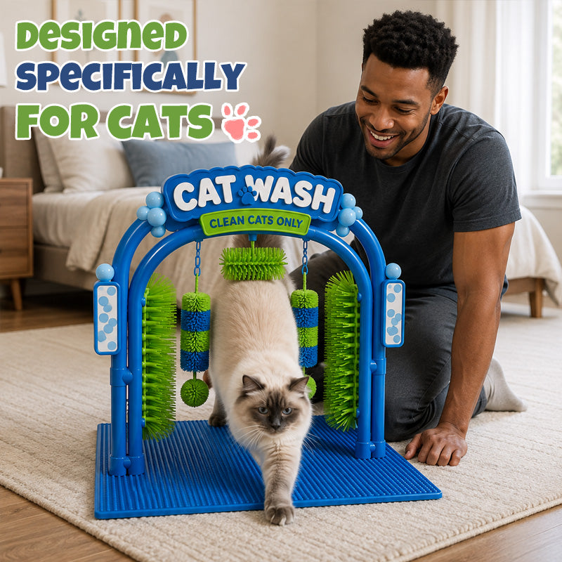 meowsh™ Cat Wash – Kedi Kendi Kendine Tımar ve Tüy Toplama İstasyonu