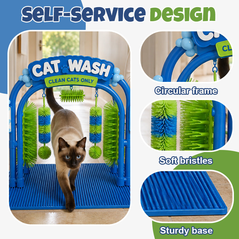 meowsh™ Cat Wash – Kedi Kendi Kendine Tımar ve Tüy Toplama İstasyonu